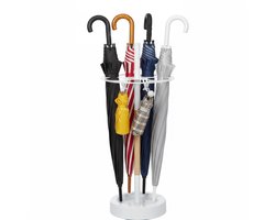 Lomera Moderne Parapluhouder - Paraplubak Metaal - Ruimte voor 5 Paraplu's - Regenwater Opvang - Stijlvolle Afwerking - Parapluhouder Rond - Houten Afwerking - Paraplubak Design - Parapluhouder Binnen - Paraplubak — cadeau in Wonen & Interieur