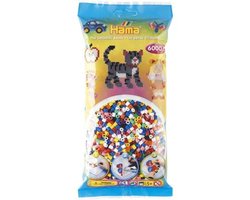 Hama Strijkkralen Mix 00 – Grote zak met 6000 kralen — cadeau in Spellen & Speelgoed