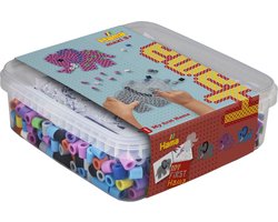 Hama 8753 Doos met 600 Maxi-kralen en prikplaten (2014761) — cadeau in Spellen & Speelgoed