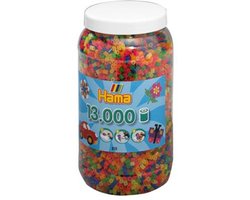 Hama - Strijkkralen Ton - 13.000 stuks neon — cadeau in Spellen & Speelgoed