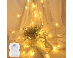 Waterdicht led-lichtsnoer voor buiten en binnen - 2m, 20 leds met timer voor sfeervolle decoratie — cadeau in Wonen & Interieur