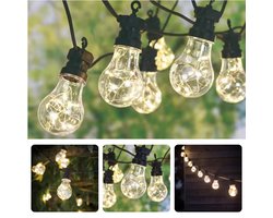 LED Feestverlichting voor Buiten - Fairy Lights - Lichtslinger - Lichtslang - Sfeervolle Tuinverlichting met 10x8 Micro LED - Warm Wit - 450 cm Verlichte Lengte - Decoratieve Buitenverlichting met IP44 Adapter - Geschikt voor Binnen en Buiten — cadeau in Wonen & Interieur