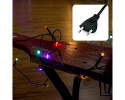 Lichtsnoer met LEDs - Decoratieve ketting - Sfeervolle verlichting - Klassiek warm wit - 285 meter - Groen — cadeau in Wonen & Interieur