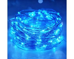 Batterij Lichtsnoer - Draadloos Kerstlicht - Sfeervolle Decoratie - Met Timer Functie - 3 Meter 30 LEDs - Blauw — cadeau in Wonen & Interieur