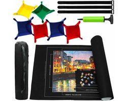 Allerion Puzzelmat - 66cm x 115cm - Oprolbaar - Inclusief opbergkoker en accessoires — cadeau in Hobby