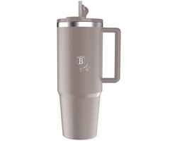 BerlingerCup thermosbeker met dubbele wand, 1 l, Taupe Collection — cadeau in Koken & Dineren
