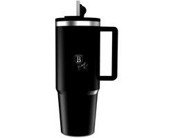 BerlingerCup thermosbeker met dubbele wand, 1 l, Matte Black Collection — cadeau in Koken & Dineren