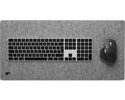 Oakywood Felt & Cork Desk Mat Grey - Medium 30 x 62 cm - Luxe Bureau Onderlegger van Wolvilt & Kurk — cadeau in Wonen & Interieur