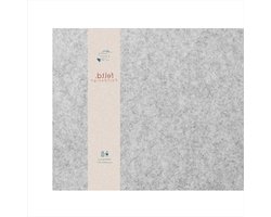 Bureauonderlegger Vilt - Bureau mat - Bureau Beschermen - Gemaakt van Gerecycled PET - 90 x 50 cm - Mistgrijs — cadeau in Wonen & Interieur