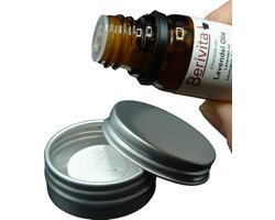 Geursteen - Aromasteen in blikje - Aromastone - Geursteentje voor Etherische of Essentiële Olie — cadeau in Wonen & Interieur