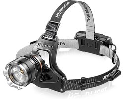 Hoofdlamp Oplaadbaar Superhelder 50000 Lumen 6 Modes Sensor Rood Licht 5200Mah Usb Oplaadbaar Ipx6 Waterdicht Lichtgewicht Verstelbare Koplamp Voor Kamperen Hardlopen Fietsen Vissen Outdoor — cadeau in Sport & Outdoor
