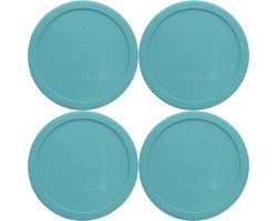 Mixkom Deksel Vervanging - Kom Deksel Set - Voedsel Opslag - BPA-vrij Plastic - 1.5qt (4 stuks) - Turquoise — cadeau in Cadeau-ideeën