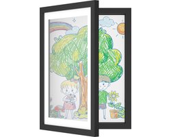 Avalo Kindertekeningen Lijstje - Wissellijst A4 - Fotolijst Voor Tekeningen - Openklapbare Wissellijst A4 - Kindertekeningen Inlijsten — cadeau in Wonen & Interieur