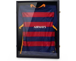 Bayt Wissellijst- Fotolijst - Inlijsten Voetbalshirt - Diepe lijst - 60x80cm - 3D Box Frame - Zwart — cadeau in Wonen & Interieur