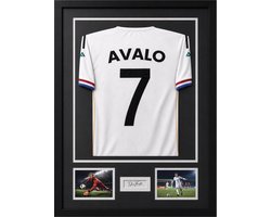 Avalo Wissellijst Aluminium - Inlijsten Voetbal Shirt - 3D Box Frame - 60x80 CM - Zwart - Diepe fotolijst - Shirt Inlijsten In Fotolijstje — cadeau in Wonen & Interieur