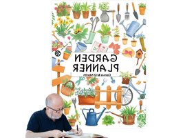 Tuinboek Planner - Plantenlogboek Tuin - Tuinieren Plannen - 12 Maanden Tracker - 26 x 21 cm - Decoratief — cadeau in Kalenders & Planners