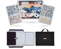 PuzzlePro Puzzelkoffer (Lichtgewicht) - 1500 stukjes - 90x62cm - Puzzelmap - Puzzelkoffer - Puzzeltafel - Portapuzzle - Puzzelbord - Puzzelmat - Puzzelplaat - Puzzelplank — cadeau in Spellen & Speelgoed