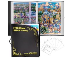Puzzelopbergmap voor 500 stukjes met 25 vakken - Beschermende en stofdichte puzzelaccessoires — cadeau in Cadeau-ideeën