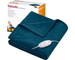 Thuys Warmtedeken – Verwarmde Deken – Elektrisch – Electric Blanket – Heating – Voor op de Bank – Stoel – 6 Temperaturen – Bovendeken – Ocean — cadeau in Wonen & Interieur