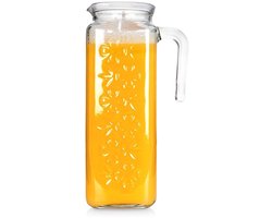 Orion - Glazen Karaf met Deksel - 1,2L - Transparant — cadeau in Koken & Dineren