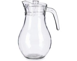Vivalto Karaf met deksel - glas - inhoud 1,8 liter - transparant - sapkan — cadeau in Koken & Dineren