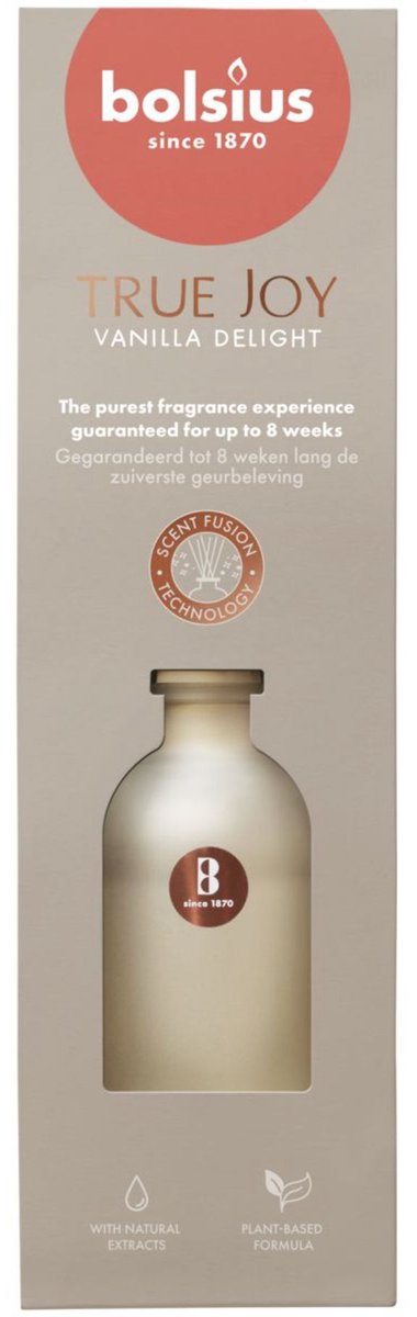 Geurstokjes True Joy - Vanilla Delight - 80 ml | Wit