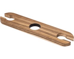 Wijn butler - houten wijnglazen houder voor om flessenhals - glazen dienblad hals wijnfles - kerst cadeau tip — cadeau in Kookcadeaus