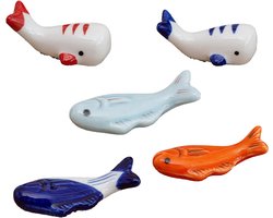 Set van 5 Stuks Tafelbestek Houder, Keramische Chopstick Houder voor Lepel, Vork en Mes, Keuken Tafel Decoratie en Organisatie — cadeau in Wonen & Interieur