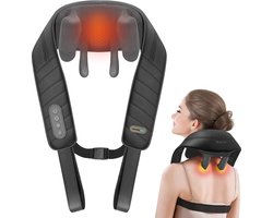 Health Bay® Human Feel - Nekmassage Apparaat - Massage Apparaat voor Nek en Schouder - Massagekussen - Draadloos - Jouw Persoonlijke Masseur voor Thuis — cadeau in Verzorging