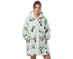 JAXY Hoodie Deken - Snuggle Hoodie - Fleece Deken Met Mouwen - 1450 gram - Hoodie Blanket Panda — cadeau in Wonen & Interieur