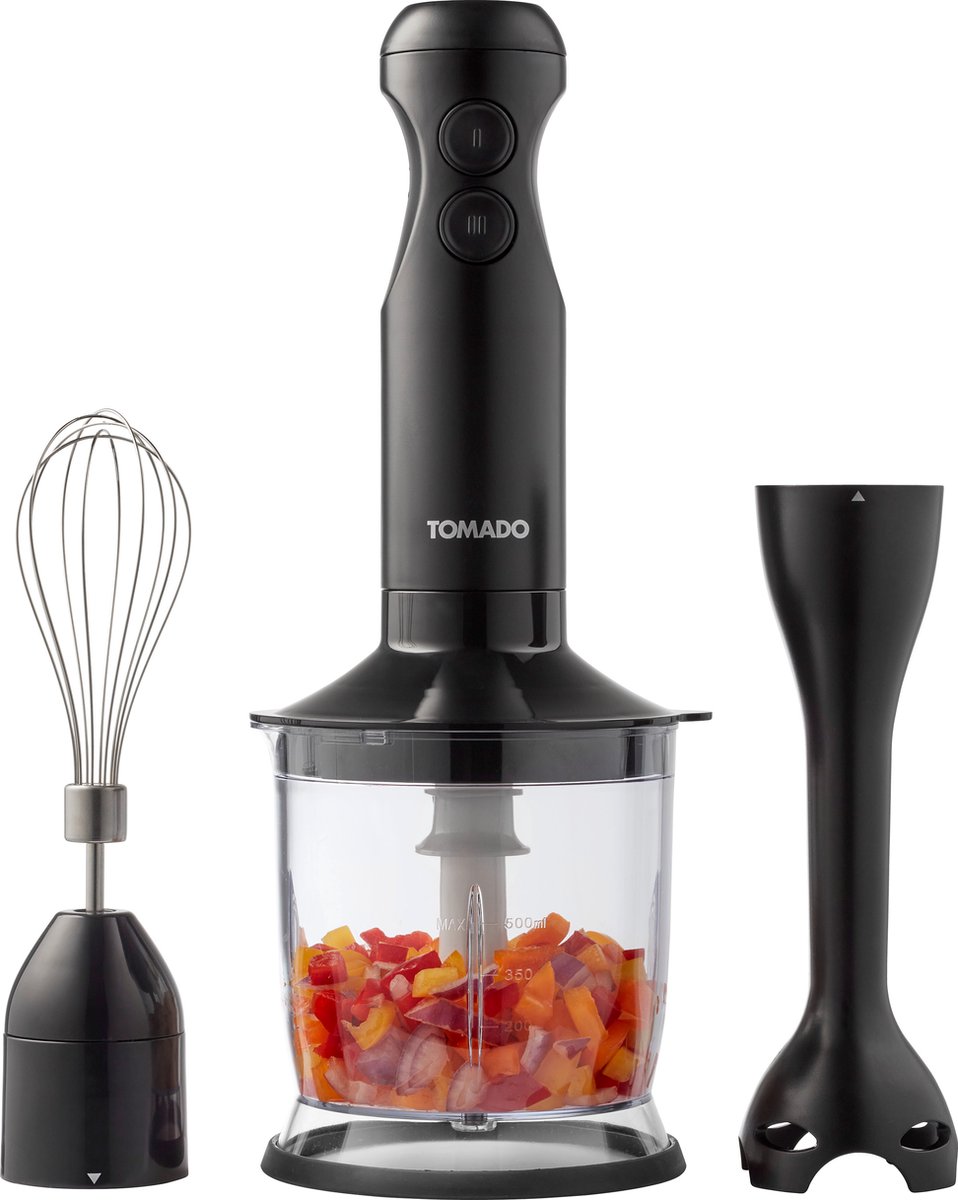 TSB3501B - Staafmixer set - Hand blender - Hakmolen - Garde - 350W - 2 snelheden