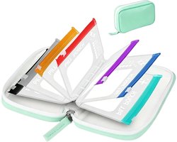 KZQ Pillenorganizer Zakjes Groen Waterdicht Siliconen Met Ritssluiting 14 Vakjes Kleurgecodeerd Herbruikbaar Geschikt Voor Senioren Thuis Kantoor En Ochtendgebruik — cadeau in Cadeau-ideeën
