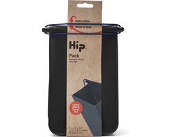 HIP Pack Medium - Herbruikbare Lunchzak - Siliconen/Polypropyleen - Zwart — cadeau in Kookcadeaus