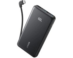 Anker Zolo Powerbank, 10.000 mAh 22,5W Max Draagbare Lader, USB-C In- en Output Snelladen Accupack, Slank Reismaatje — cadeau in Elektronica