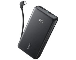 Anker Zolo Powerbank, 20.000 mAh 22,5W Max Draagbare Lader, USB-C In- en Output Snelladen Accupack, Slank Reismaatje — cadeau in Elektronica
