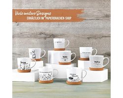 Hoogwaardige keramische mok met kurk onderzetter - decoratieve koffiemok voor elke gelegenheid — cadeau in Cadeau-ideeën
