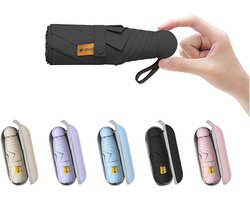 Paraplu's - Paraplu opvouwbaar -Reisminiparaplu - voor in de tas - met hoes - Kleine - compacte UV-bescherming - Lichtgewicht - klein opbergvakje — cadeau in Sport & Outdoor
