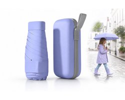 VHV - Mini Reisparaplu UPF 50+ - Compacte Opvouwbare Paraplu met Hoes - Voor Handtas, Reizen en Zon — cadeau in Sport & Outdoor