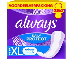 Always Daily Protect Extra Long Inlegkruisjes - Odour Block technologie - 4 x 66 Stuks — cadeau in Cadeau-ideeën