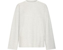 Ichi IHCOZY LS Dames Trui - Light grey melange — cadeau in Cadeau-ideeën