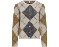 ONLY - Dames pull - Maat XS - Vrouwen - Bruin - polyamide of nylon — cadeau in Cadeau-ideeën