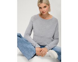 Q/S designed by - Pull - Maat M - Vrouwen - GRIJS - polyester — cadeau in Cadeau-ideeën