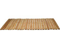 Bathroom Solutions Badkamer/douche/bad mat - bamboe hout - 40 x 60 cm — cadeau in Cadeau-ideeën