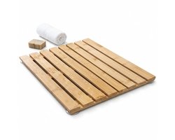 Lomera Douchemat Bamboe Antislip - Badmat - Houten Douchemat - Badkamermat - Saunamat - Bamboe Badmat - Houten Badmat - Bamboemat - Antislip Badmat - Zwembadmat - Voor Bad, Douche, Sauna en Zwembad — cadeau in Wonen & Interieur