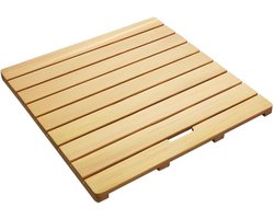 Bamboe Badmat - Houten Douchemat - Veilig Douchen - Antislip Onderkant - 150 x 50 cm - Natuurlijk Hout — cadeau in Wonen & Interieur