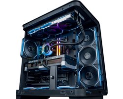 FlowUP Zeus - Gaming PC - Intel Ultra 9 285K - NVIDIA RTX 5090 32GB - 32GB DDR5 RAM - 2TB - LCD Waterkoeling — cadeau in Cadeau-ideeën