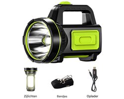 Ultra krachtige USB oplaadbare LED-zaklamp - 135.000 lumen - 6000mAh - met zijlicht - hoog vermogen - waterdichte zaklamp - geschikt voor noodgevallen wandelen, kamperen en jagen — cadeau in Sport & Outdoor
