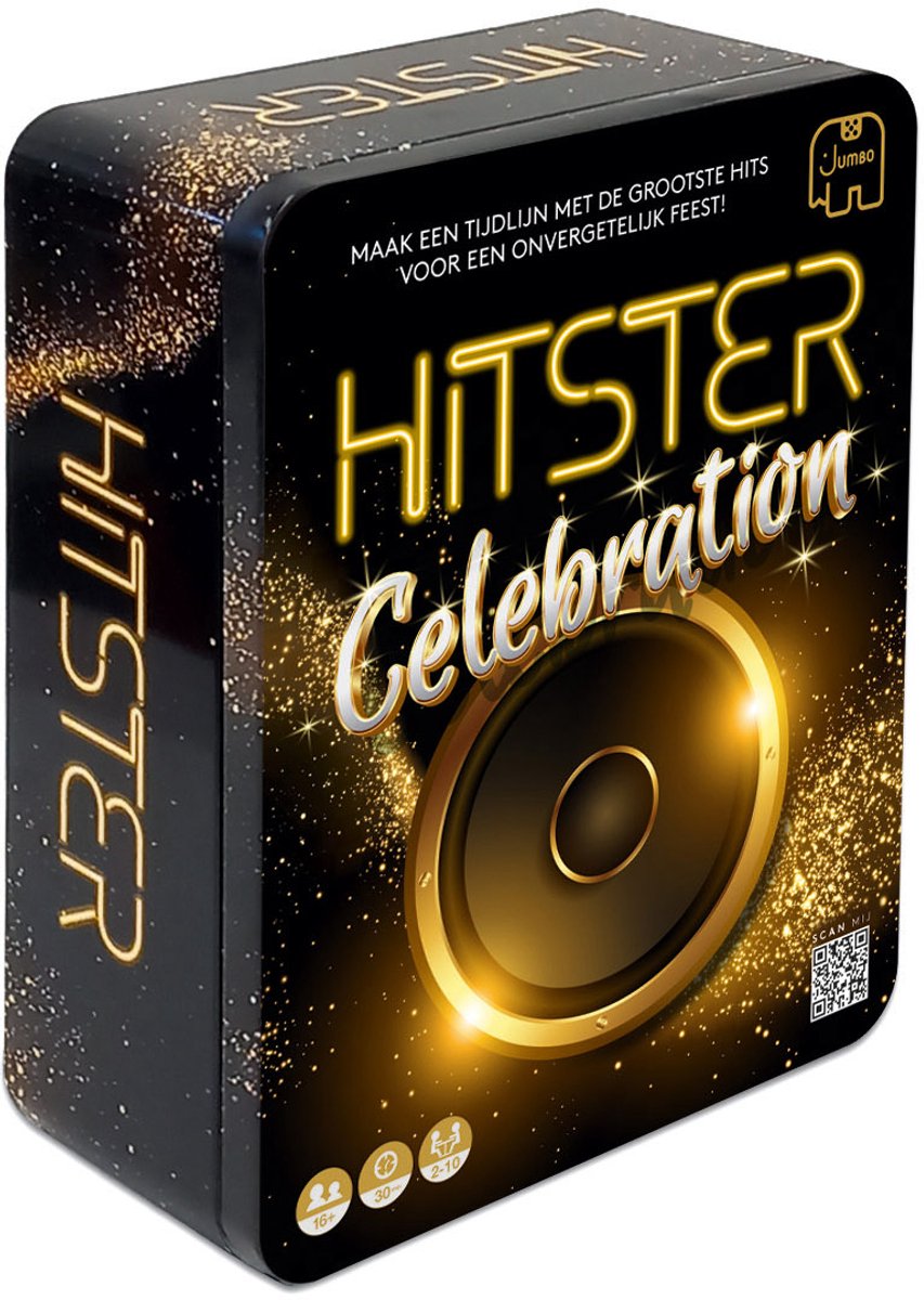 Jumbo - Hitster - Celebration - Actiespel met muziek - Vanaf 16 jaar - Muziekspel - Luxe editie