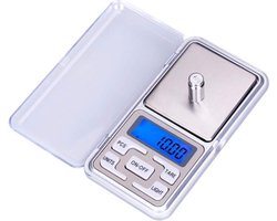IMTEX Mini Precisie Weegschaal - Van 0,01 tot 100 gram - Zilver — cadeau in Kookcadeaus