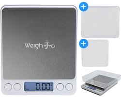 Precisie weegschaal 0 01 gram Keukenweegschaal Digitaal Milligram - Mini Weegschaal - Micro - Digitale - Precisieweegschaal 0,01 - Pocket Weegschaal – Sieraden weegschaal — cadeau in Kookcadeaus